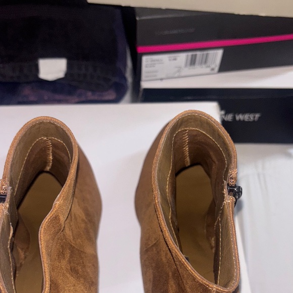 Nine West Women's Tan Ankle Booties - Picture 7 of 16